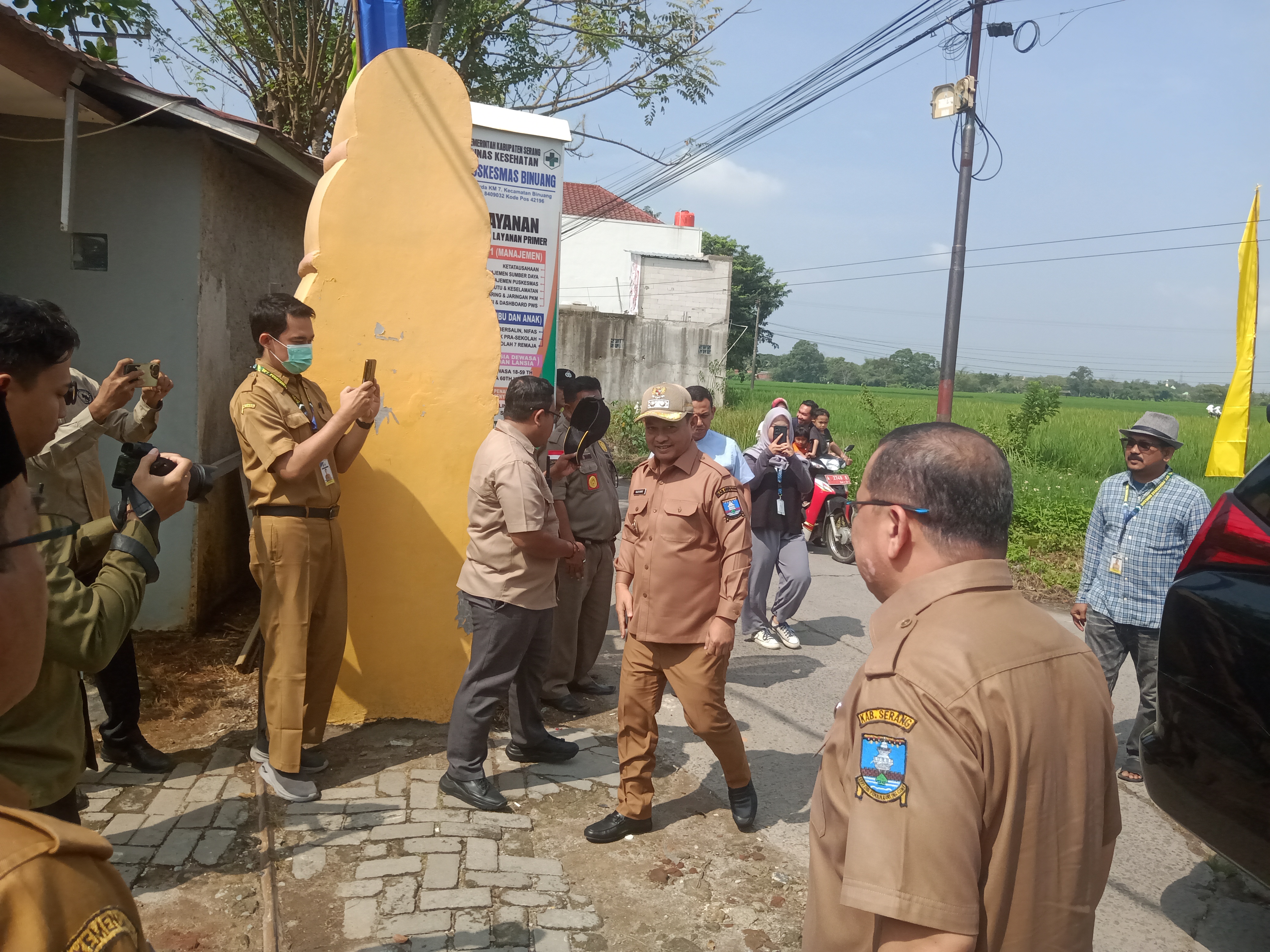 Kunjungan Wakil Bupati Kab. Serang